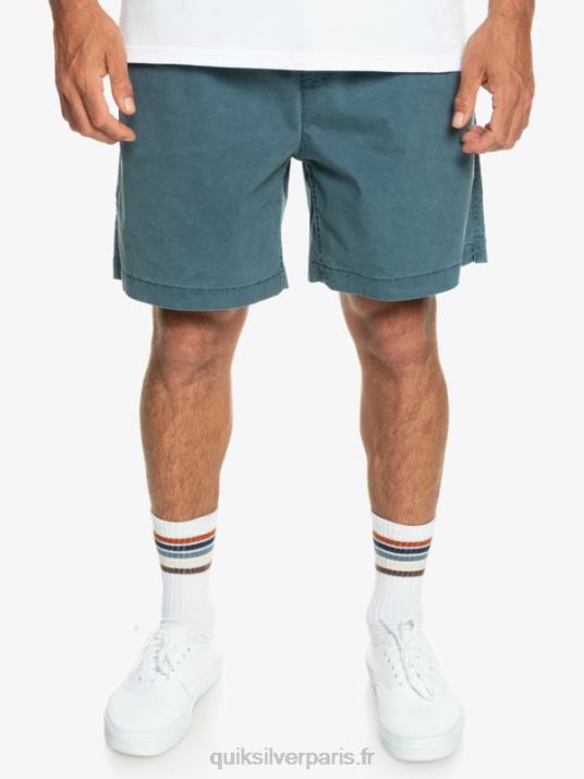 Hommes Quiksilver short élastiqué taxer D6PT323 La marine de minuit