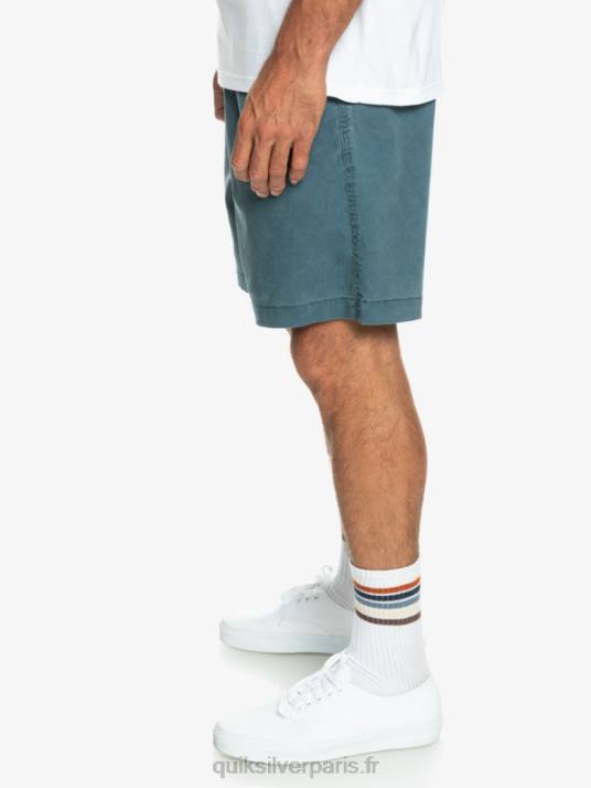 Hommes Quiksilver short élastiqué taxer D6PT323 La marine de minuit