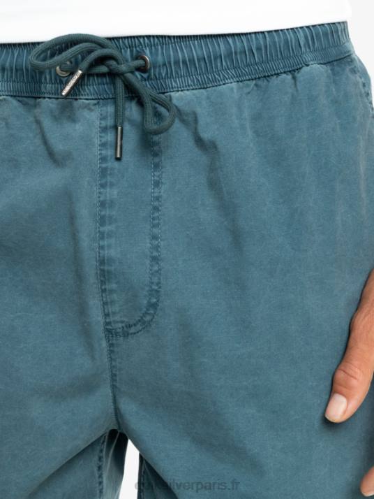 Hommes Quiksilver short élastiqué taxer D6PT323 La marine de minuit