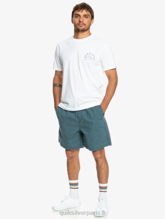 Hommes Quiksilver short élastiqué taxer D6PT323 La marine de minuit