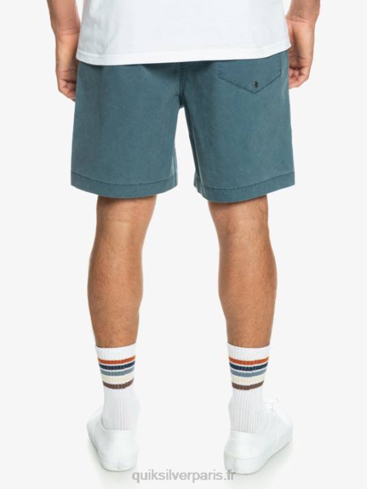 Hommes Quiksilver short élastiqué taxer D6PT323 La marine de minuit