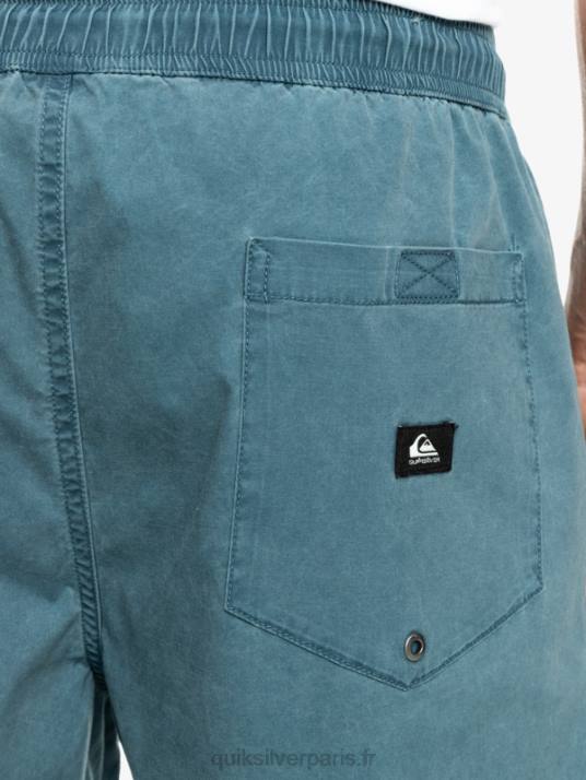 Hommes Quiksilver short élastiqué taxer D6PT323 La marine de minuit