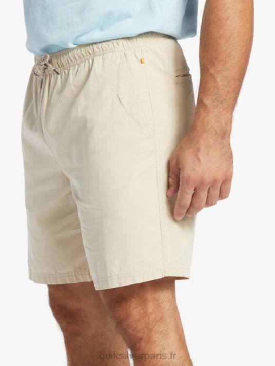 Hommes Quiksilver short waterman last light élastiqué 19 D6PT255 riz brun