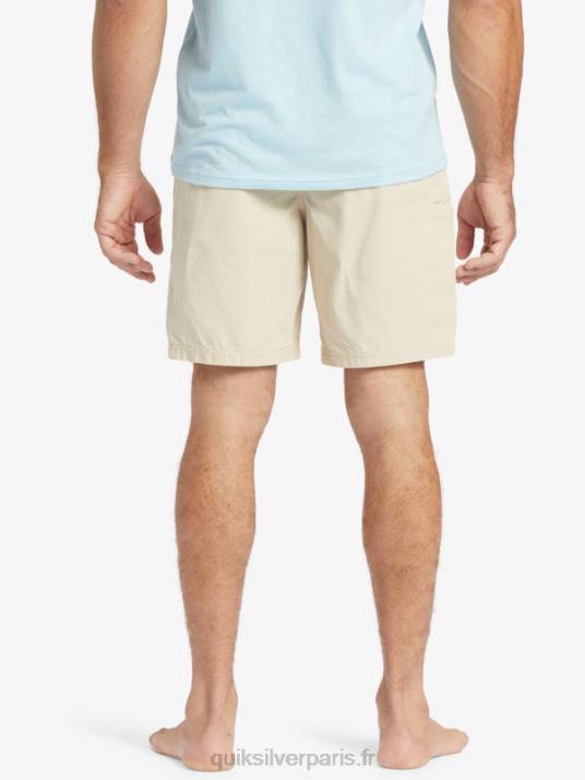 Hommes Quiksilver short waterman last light élastiqué 19 D6PT255 riz brun