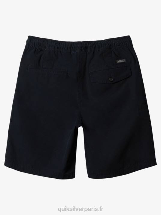 Hommes Quiksilver short waterman last light élastiqué 19 D6PT256 noir