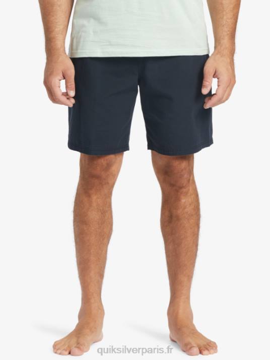 Hommes Quiksilver short waterman last light élastiqué 19 D6PT256 noir
