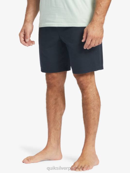 Hommes Quiksilver short waterman last light élastiqué 19 D6PT256 noir