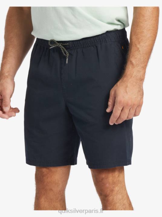 Hommes Quiksilver short waterman last light élastiqué 19 D6PT256 noir