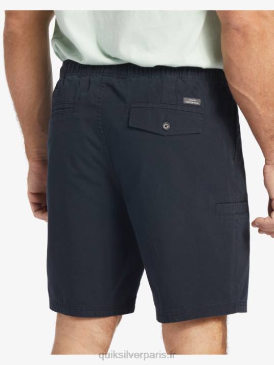 Hommes Quiksilver short waterman last light élastiqué 19 D6PT256 noir