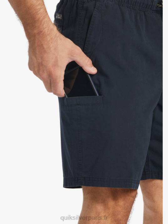 Hommes Quiksilver short waterman last light élastiqué 19 D6PT256 noir