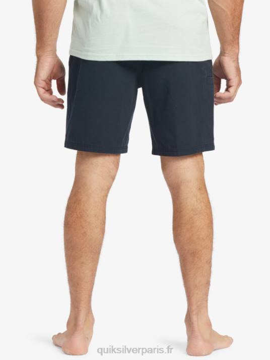 Hommes Quiksilver short waterman last light élastiqué 19 D6PT256 noir
