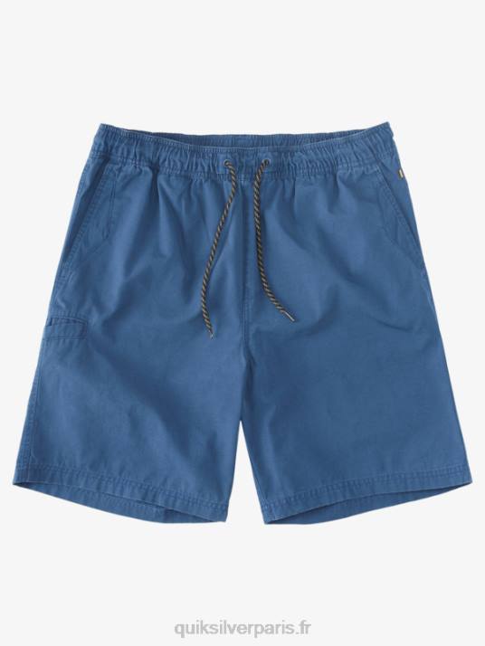 Hommes Quiksilver short waterman last light élastiqué 19 D6PT257 enseigne bleue