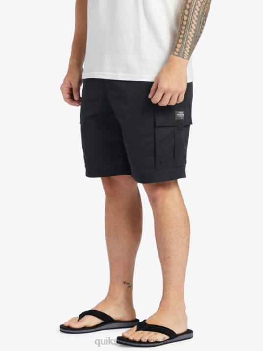 Hommes Quiksilver short waterman maldive atoll cargo 20 D6PT785 noir