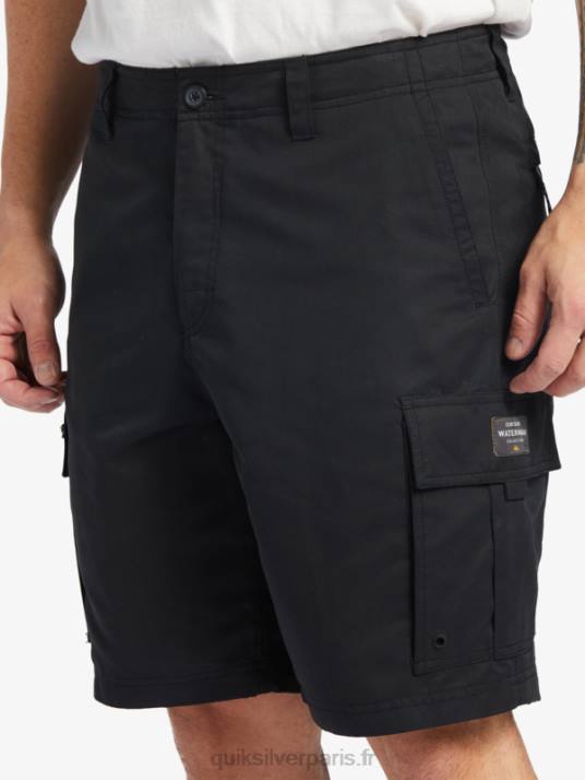 Hommes Quiksilver short waterman maldive atoll cargo 20 D6PT785 noir