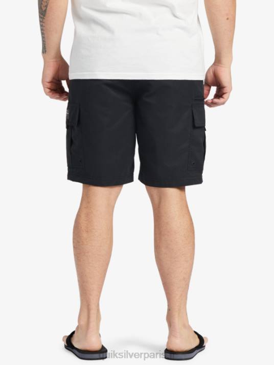 Hommes Quiksilver short waterman maldive atoll cargo 20 D6PT785 noir