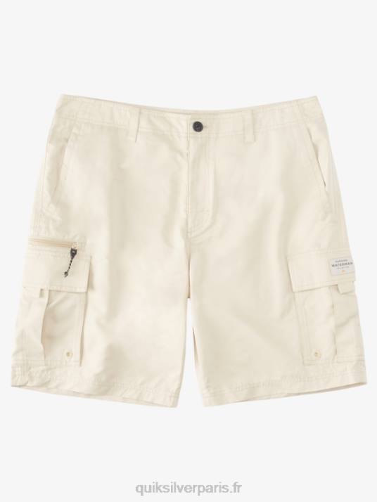 Hommes Quiksilver short waterman maldive atoll cargo 20 D6PT786 riz brun