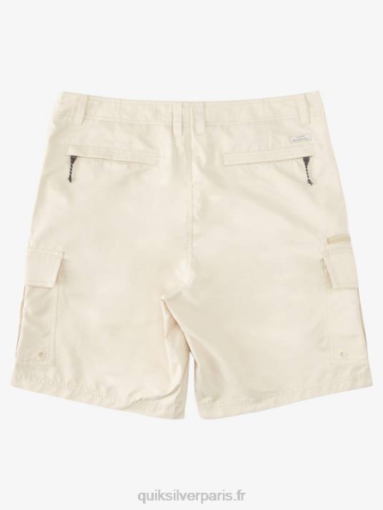 Hommes Quiksilver short waterman maldive atoll cargo 20 D6PT786 riz brun