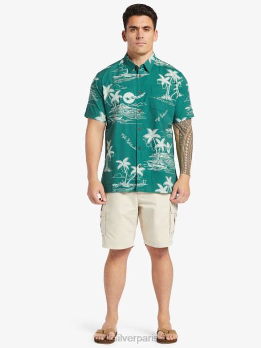 Hommes Quiksilver short waterman maldive atoll cargo 20 D6PT786 riz brun