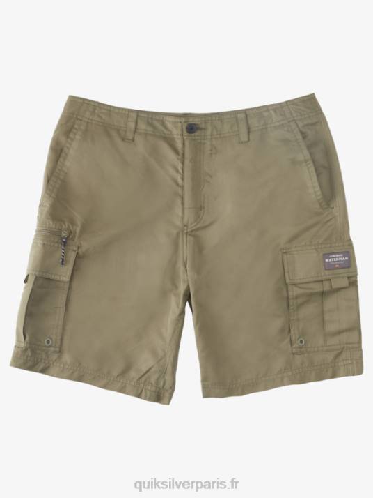 Hommes Quiksilver short waterman maldive atoll cargo 20 D6PT787 olive poussiéreuse