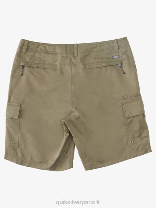 Hommes Quiksilver short waterman maldive atoll cargo 20 D6PT787 olive poussiéreuse