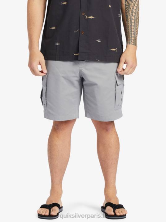 Hommes Quiksilver short waterman maldive atoll cargo 20 D6PT788 Peau de requin