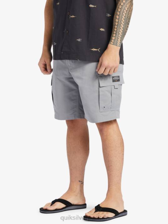 Hommes Quiksilver short waterman maldive atoll cargo 20 D6PT788 Peau de requin