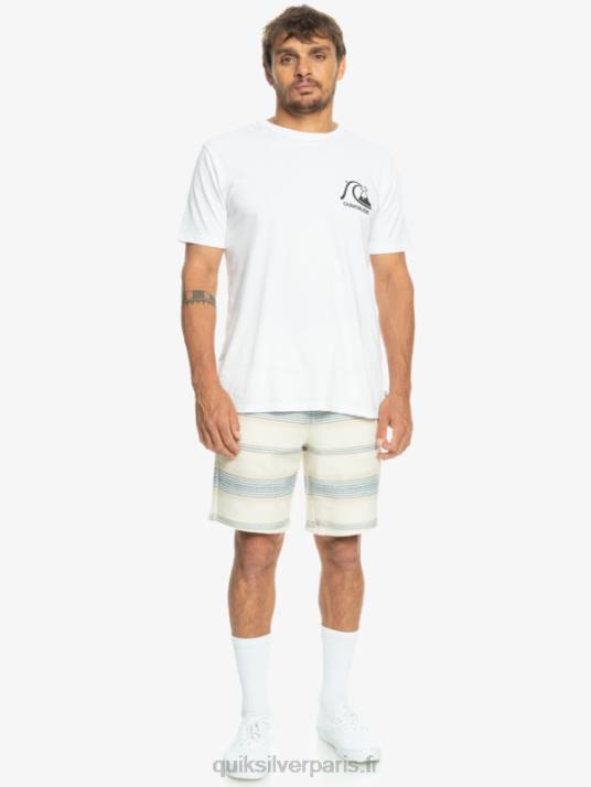 Hommes Quiksilver super short de survêtement otway D6PT330 rayure Otway de la mer de Béring