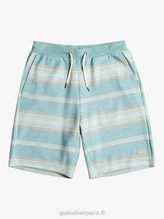 Hommes Quiksilver super short de survêtement otway D6PT331 rayure otway bleu bretagne