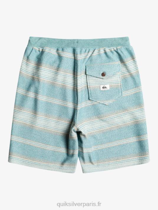 Hommes Quiksilver super short de survêtement otway D6PT331 rayure otway bleu bretagne