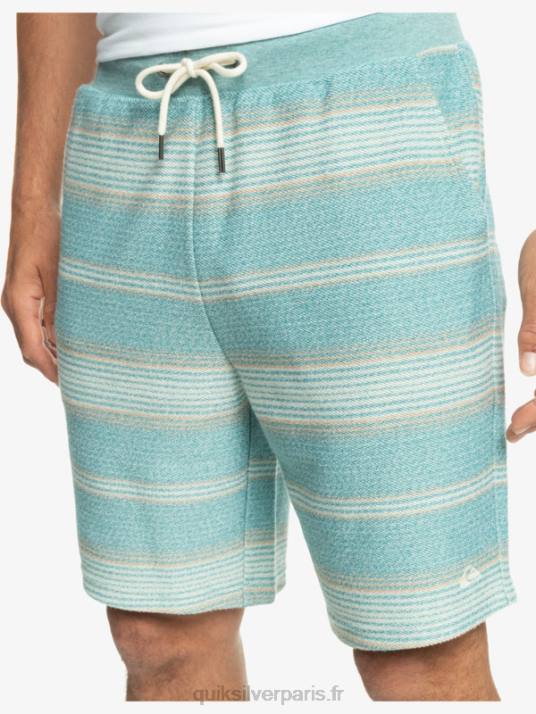 Hommes Quiksilver super short de survêtement otway D6PT331 rayure otway bleu bretagne