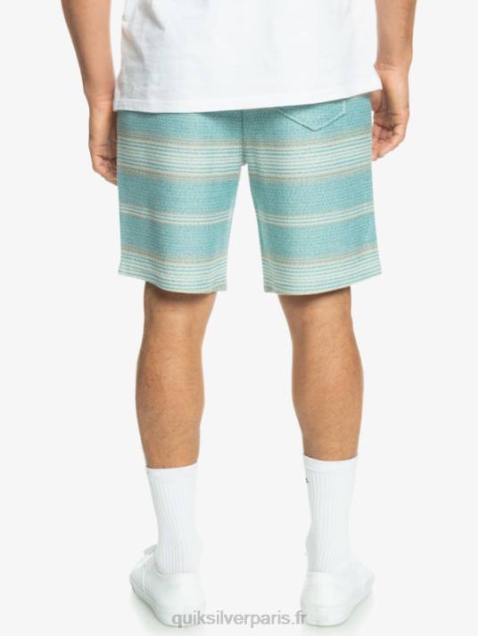 Hommes Quiksilver super short de survêtement otway D6PT331 rayure otway bleu bretagne