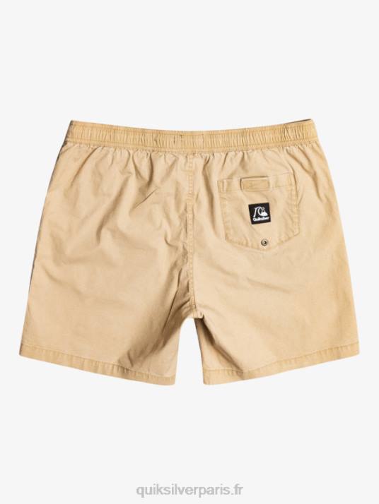 Hommes Quiksilver taxer 17 short taille élastique D6PT1376 plage