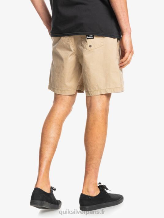 Hommes Quiksilver taxer 17 short taille élastique D6PT1376 plage