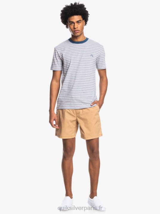 Hommes Quiksilver taxer 17 short taille élastique D6PT1377 tanin