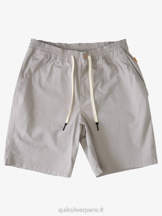 Hommes Quiksilver waterman après le short de surf D6PT1576 gris silex