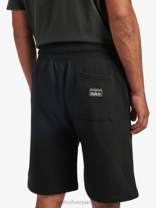 Hommes Quiksilver x Peanuts short des légendes locales D6PT1883 noir