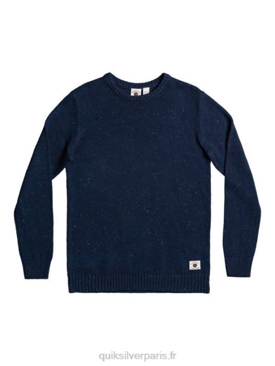 Hommes Quiksilver chandail neppy D6PT1827 insigne bleu