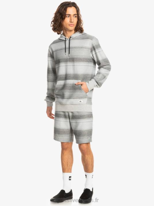 Hommes Quiksilver grand sweat à capuche otway D6PT1245 grand otway noir