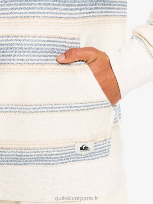 Hommes Quiksilver grand sweat à capuche otway D6PT582 rayure Otway de la mer de Béring