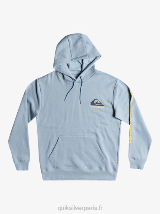 Hommes Quiksilver haut en molleton à capuche avec logo omni D6PT1090 noir