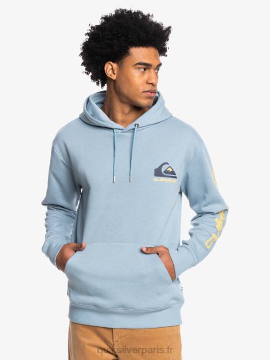 Hommes Quiksilver haut en molleton à capuche avec logo omni D6PT1090 noir