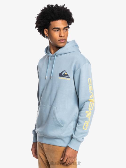 Hommes Quiksilver haut en molleton à capuche avec logo omni D6PT1090 noir