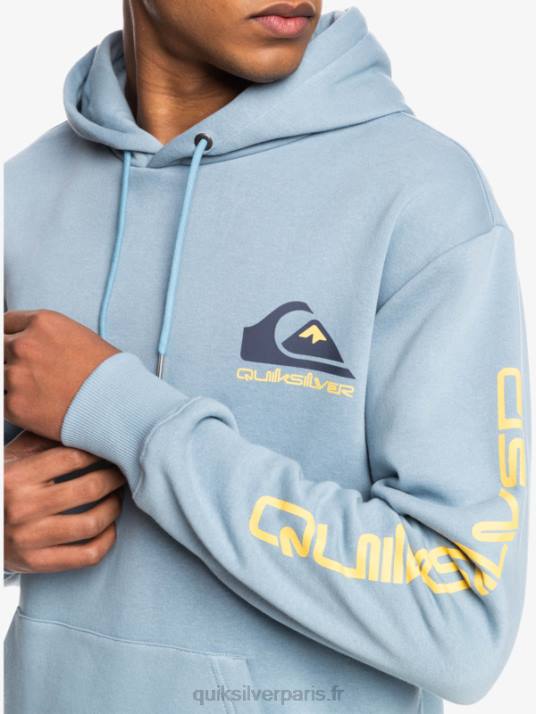 Hommes Quiksilver haut en molleton à capuche avec logo omni D6PT1090 noir