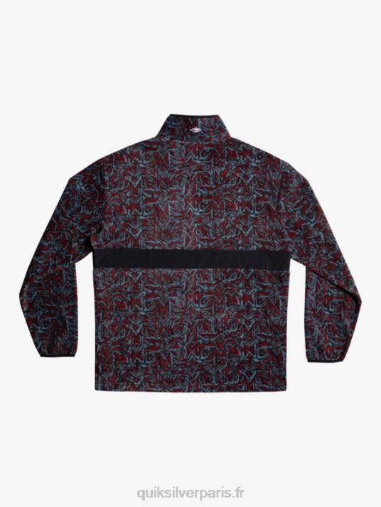 Hommes Quiksilver polaire saturn demi-zip D6PT1562 Saturne bleu provençal