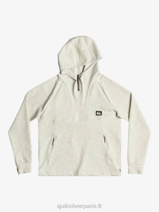 Hommes Quiksilver pull à capuche D6PT1029 gris violet chiné