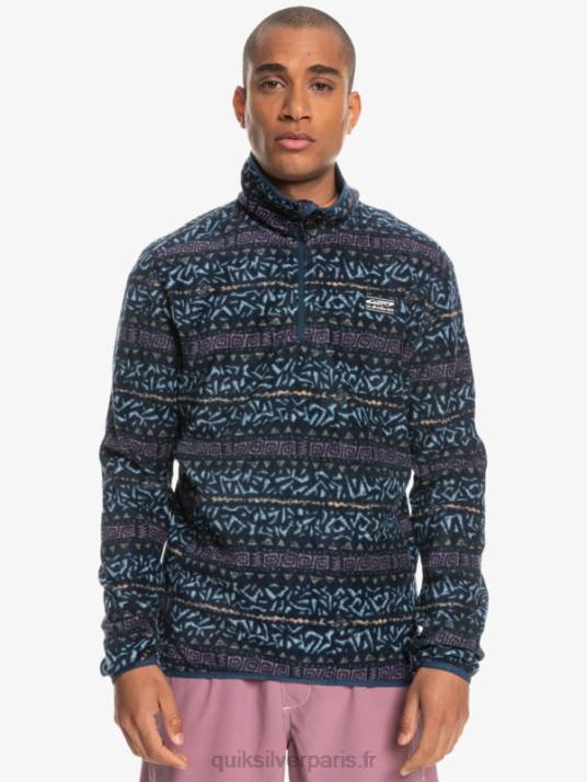 Hommes Quiksilver pull molletonné aker D6PT1878 canal nordique d\'orchidée poussiéreuse