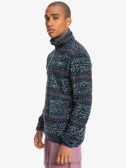 Hommes Quiksilver pull molletonné aker D6PT1878 canal nordique d\'orchidée poussiéreuse