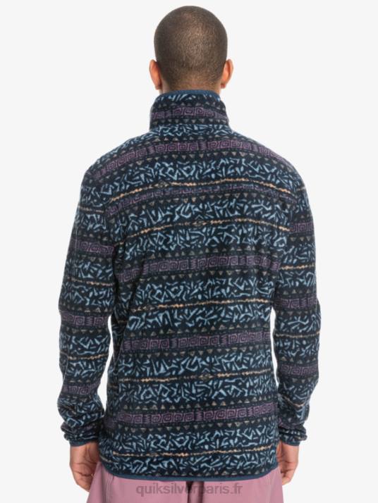 Hommes Quiksilver pull molletonné aker D6PT1878 canal nordique d\'orchidée poussiéreuse