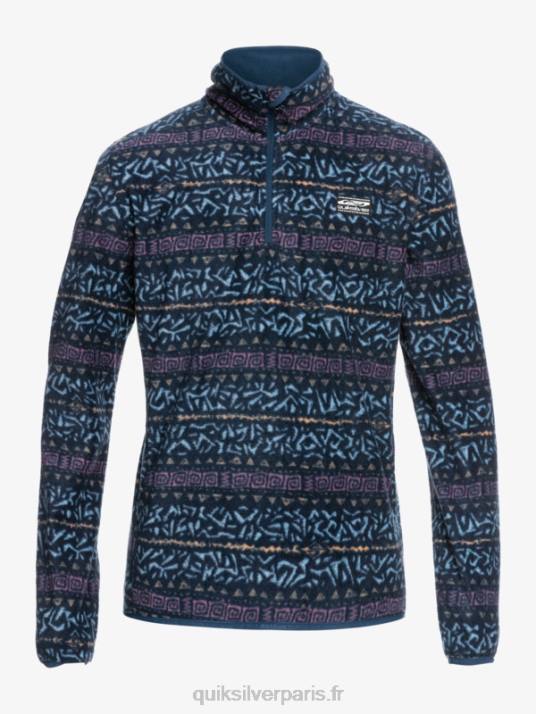 Hommes Quiksilver pull molletonné aker D6PT1878 canal nordique d\'orchidée poussiéreuse