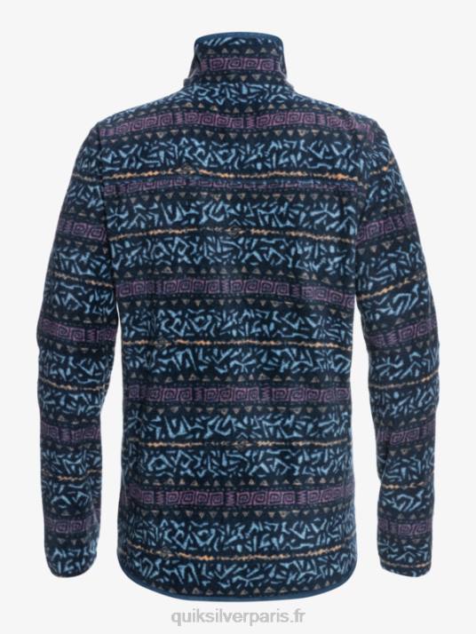 Hommes Quiksilver pull molletonné aker D6PT1878 canal nordique d\'orchidée poussiéreuse